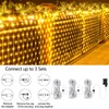 WoskjXas Light Net Outdoor Net, 198 LEDs, 2 x 3