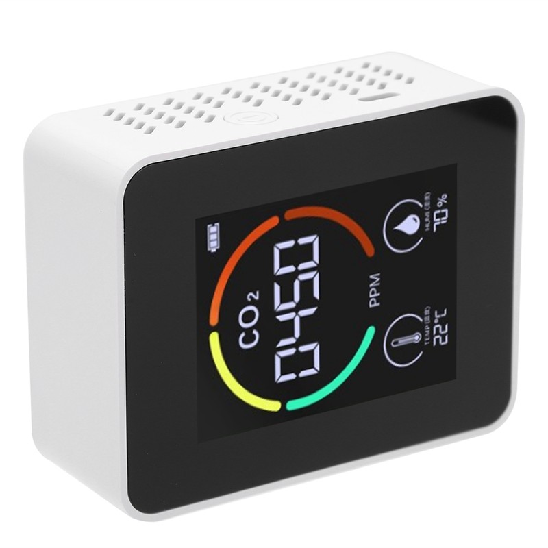 CO2 Detector Carbon Dioxide Gas Concentration Meter Temperature Humidity Measuring