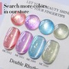 Double Rhythm 0.5 OZ Cat Eye Gel Polish with Magnet