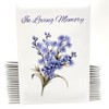 Forget Me Not Seeds - in Loving Memory Funeral Favors