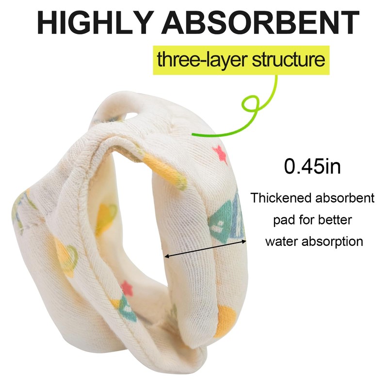 2PCS Small Pet Diapers,Guinea Pig Diapers,Reusable Squirrel Diapers,Washable,Specially Designed for