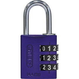 ABUS 144/30 combination lock with large numbers., 80794