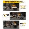 LUMENIX 72 LED Rooftop Emergency Strobe Light Bar w/Control Panel