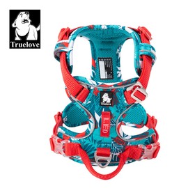 TRUE LOVE Dog Harness No Pull Nylon Reflective Soft Camouflage Pet Harness for Small Big Dogs Running Training TLH5653