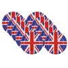 WedDecor Union Jack Paper Plates, King Charles III Coronation Royal