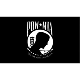 POW-MIA Flag 3X5 Foot SolarMax Nylon Single Reverse