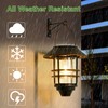 Solar Lantern Outdoor, Hanging Waterproof Solar Lights with Wall Mount