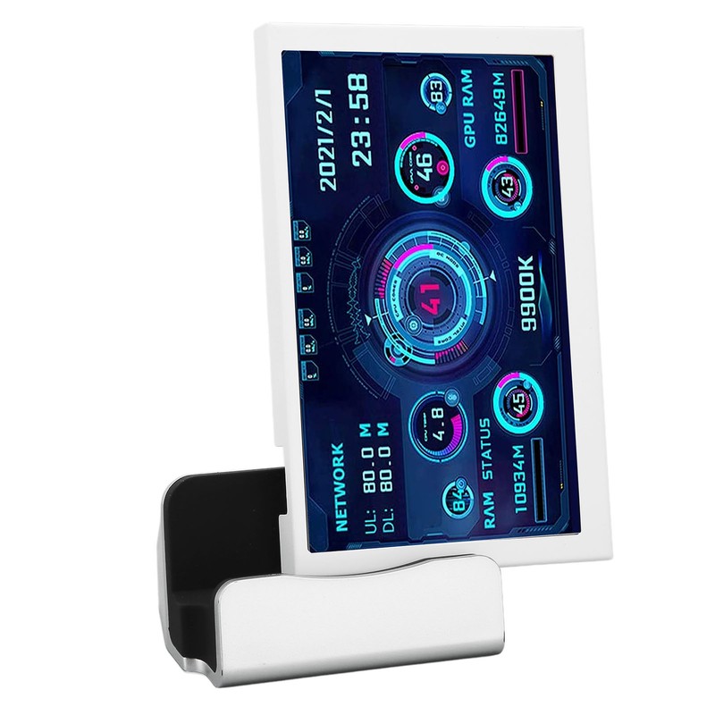 5in Computer Temp Monitor IPS USB Mini Screen PC Sensor
