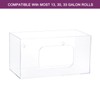 sourcing map Trash Bag Dispenser Roll Holder, Wall Mount Acrylic