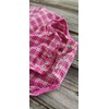 4Rodeo Baby Toddler Western Pink Plaid Cowboy Bodysuit Shirt (0-6