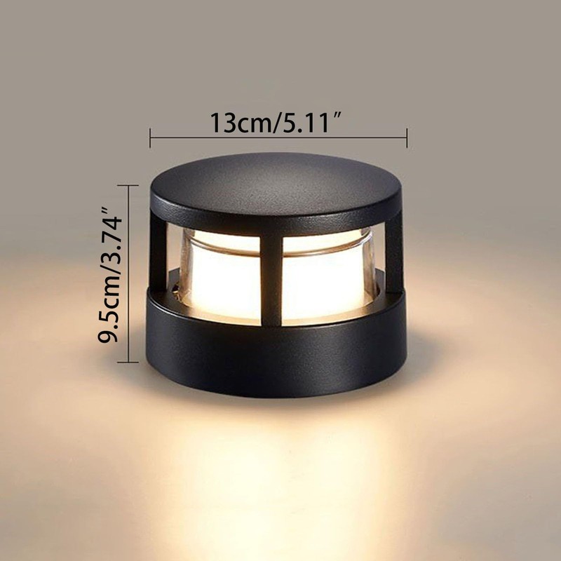 JHOTEC Pillar Lights,Outdoor Post Lights,Outdoor Column Lights, Deck Lights, Fence