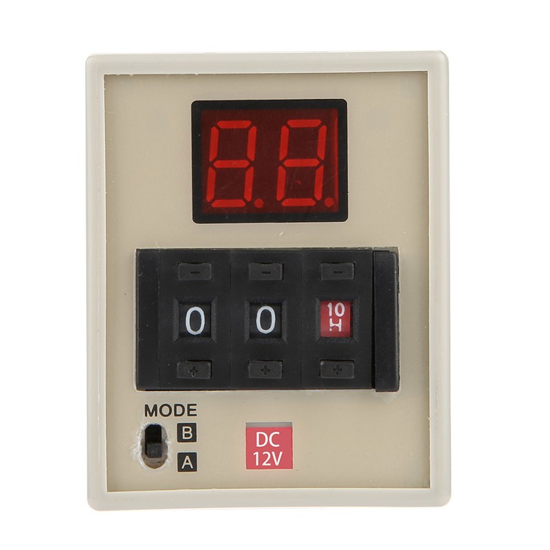 AH3-DM Dual Mode Delay Timer Relay 0.01S-99H LED Display (DC