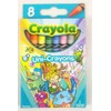 Crayola Uni-Crayons 8 Count Flip Top Box Unicorn Colors