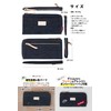 Need Network Okayama Denim Long Wallet, L-Shaped Zipper, Wallet with