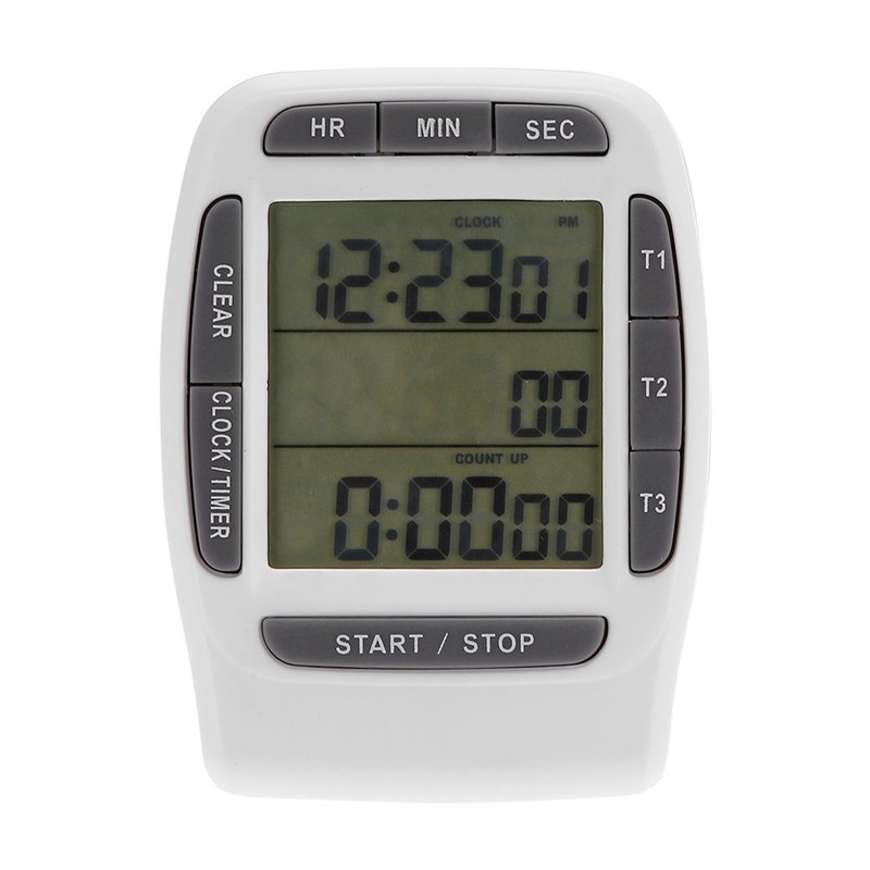 Digital Kitchen Timer, Kitchen Clock, Stopwatch, Countdown Count Up, 3