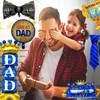 12 PCS Fathers Day Balloons, Happy Father's Day Foil Balloons