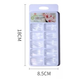 Nail 100 Tips Dual Form System Polygel Acrygel Forma A Elegir :