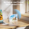 5 Pack 5x5 Acrylic Picture Frames - 20% Thicker Double