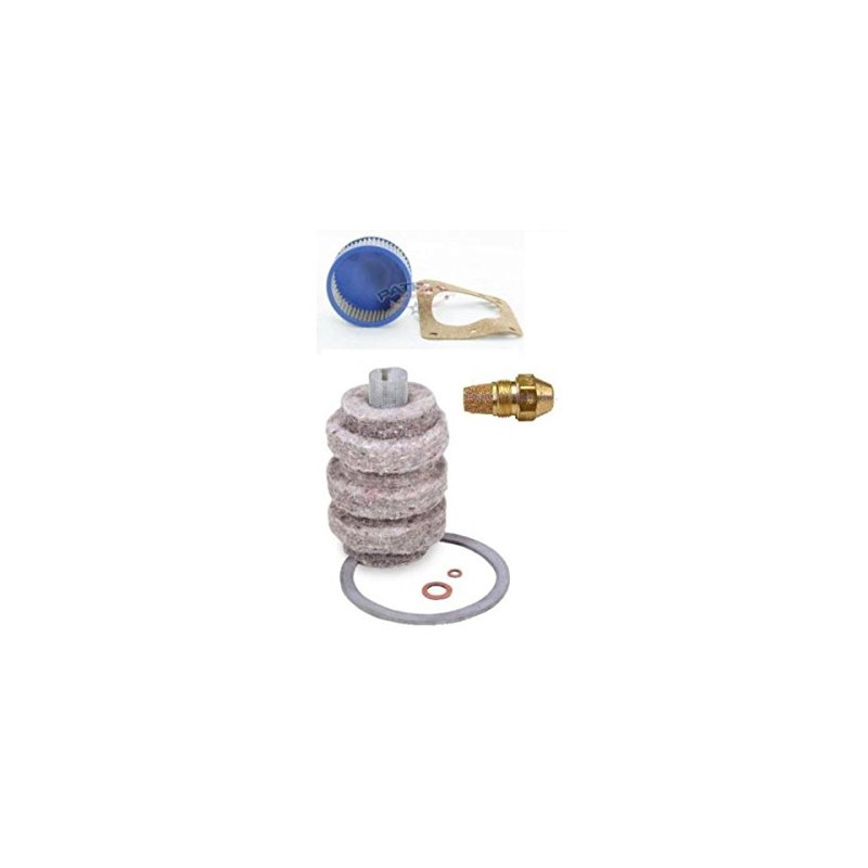 Oil Burner Tune Up Kit 0.75 Gallon 80° Hollow Nozzle,
