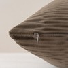 Embossed Velvet Pillow Covers 18x18, Set of 2, Camel Soft