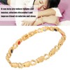 Titanium Steel Magnetic Bangle Germanium Negative Ion Romantic Style Gift