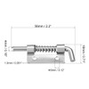 sourcing map Pack of 5 201 Stainless Steel Furniture Window