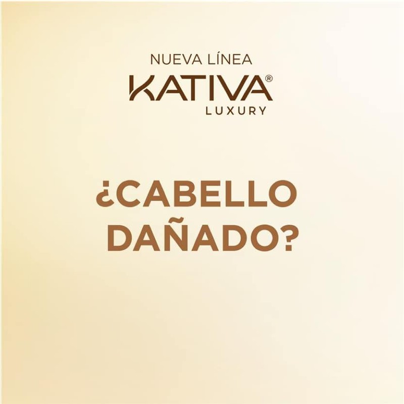 Kativa Luxury Conditioner, Vitamin E, Biotin, Bambus, repariert und schützt