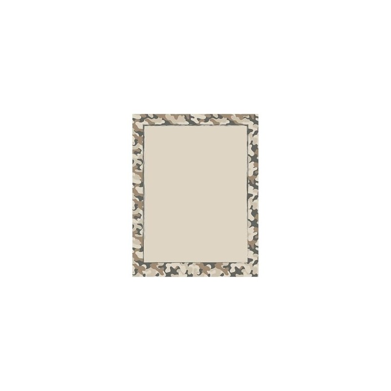 Great Papers! Camo Letterhead, 8.5" x 11", 80 count (2017041)