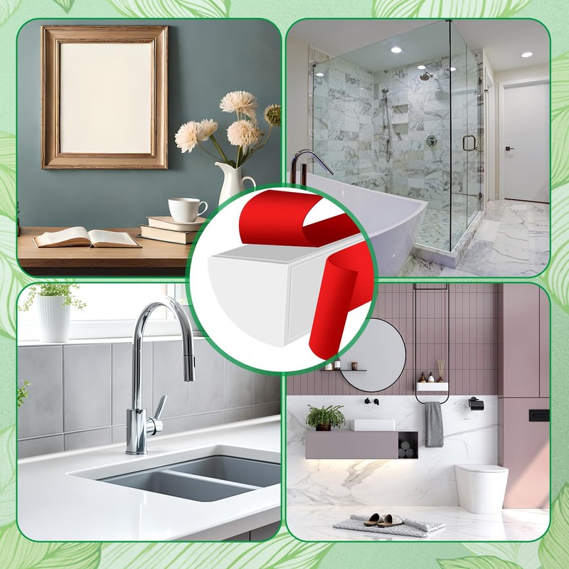 Flexible Quarter Round Molding, Peel and Stick Bendable Trim for