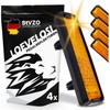 LOEVELOSI 4 x Orange Pedal Reflectors Set, StVZO-approved, Easy Assembly,