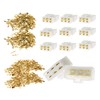 10 Set of 6 Way Pin 6.3mm Electrical Multi Plug