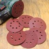 S&R 60 pcs 125mm Sanding Discs - Grit 40/60/80/120/180/240, Hook