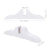 DECHOUS 2Pcs Room Divider Feet, Folding Room Divider Stand Wood