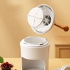 Hand Crank Shaved Ice Machine Stainless Steel Blades Safe Portable