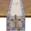 Rainlemon Linen He is Risen Table Runner Easter Egg Spring