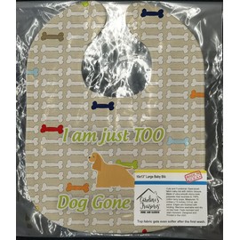 Caroline Treasures Dog Gone - Babero para bebé, Cocker Spaniel, Large