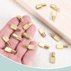 sourcing map 30Pcs Shelf Support Pegs, 5mm Spoon Shape Shelf