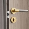 35mm Mute Tubular Mortice Latch with Stainless Steel Faceplate for