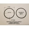 American O-ring Size 232, 2-3/4" ID x 3" OD x