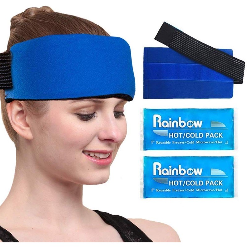 WORLD-BIO Gel Ice Pack Wrap for Injuries, Reusable Cold &