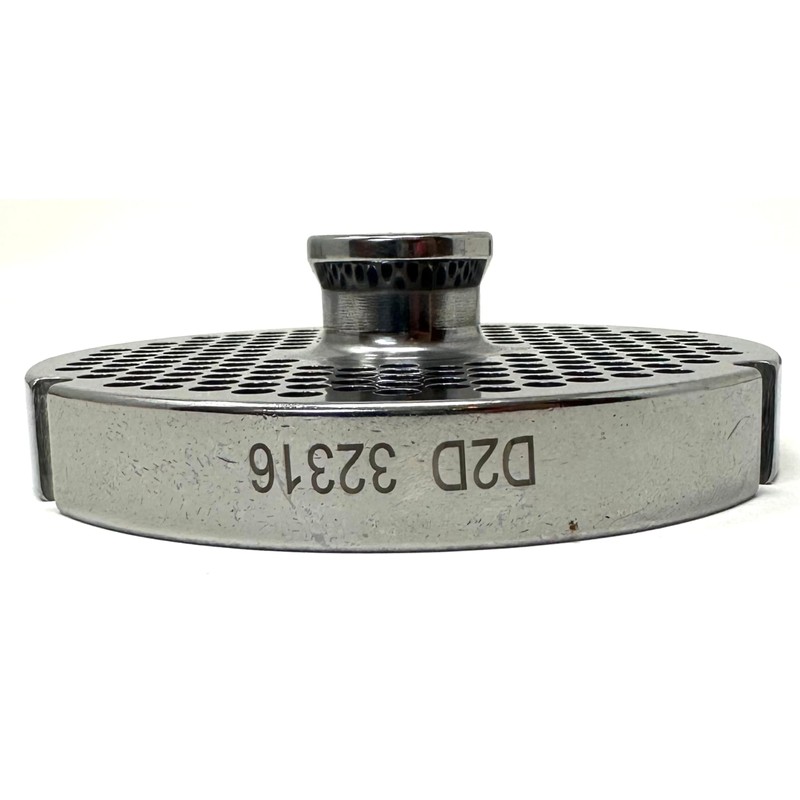 Cutlery Mania #32 Meat Grinder Plate, Hubbed, 15 mm Width,