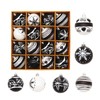 BRTNUP Pack of 16 Christmas Baubles Ornaments Christmas Tree Baubles
