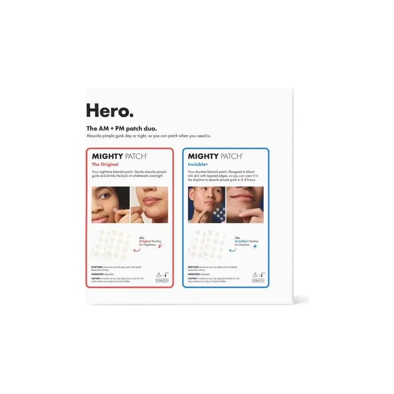 Hero Mighty Patch Para Acné 60 Original Y 24 Invisibles