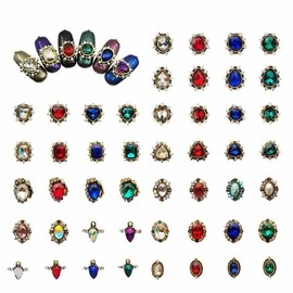 Nail Parts Brooch Parts Single Item Collection 6 1 Antique Curved Type 48 (WC66ADC) / 네일파츠 브로치파츠 단품 모음6 1 앤틱 커브형48 (WC66ADC)