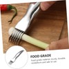 ZPSHYD Stainless Steel Onion Cutter - Versatile Spring Onion Cutter