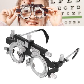 Optometry Frame, Alloy Optometry Optician Test Lens, Adjustable Test Frame, PD Optical Test Frame for Opticians in Ophthalmology School