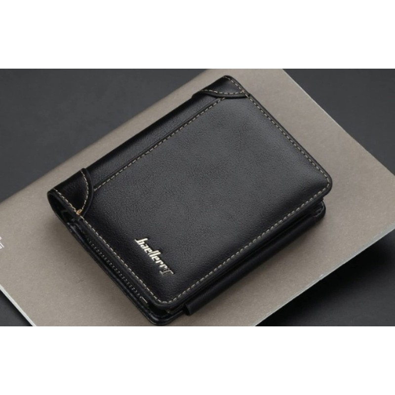 Thai Sawadee Men's Trifold Wallet, Thin, Compact, Thin, Leather Wallet,
