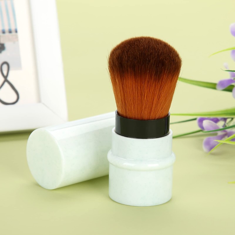 Blush Makeup Brush, Retractable Kabuki Face Brush, Portable Makeup Brush