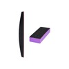LNAUJS Nail File and Thin Buffer Block, Reusable Black Half