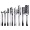 Fairmount Tools 8 Piece Long Shaft Rotary Carbide Cutter Files